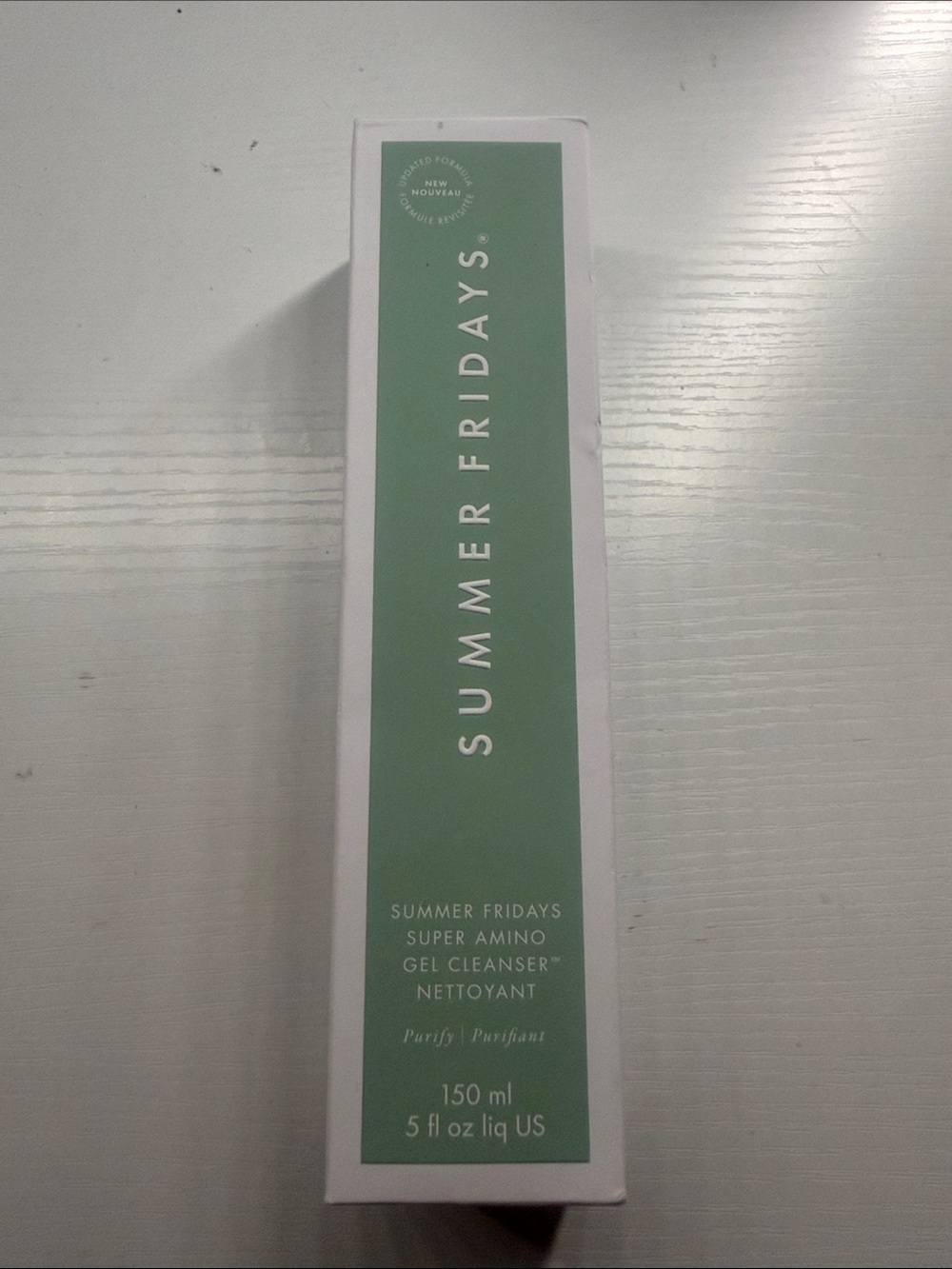 Summer Fridays Super Amino Gel Cleanser — Sage Green
